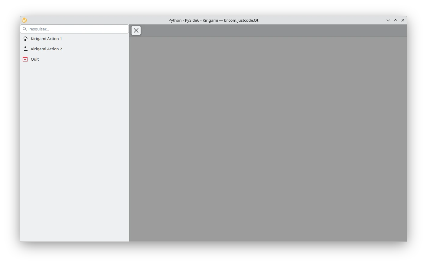 Global drawer header