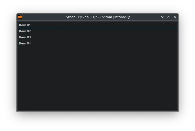 QListView